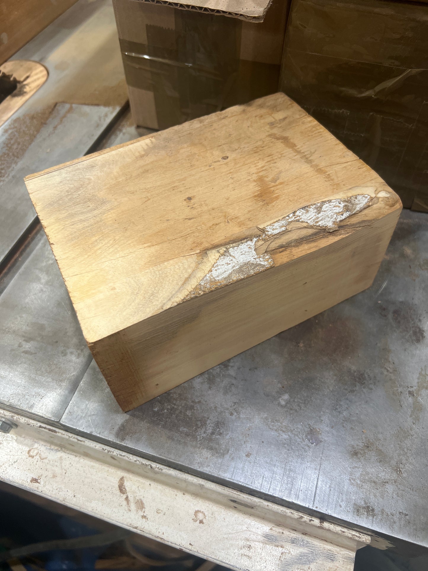 Pecan bowl blank 130
