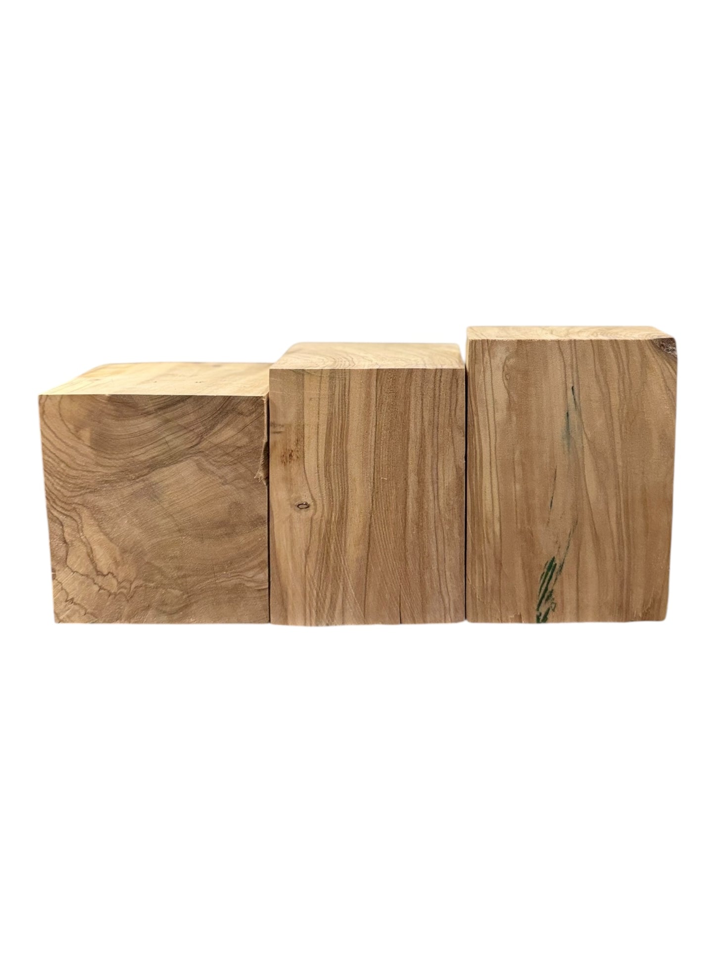 Olive Wood Turning Blank 3 Piece Set. #232, #233, #234