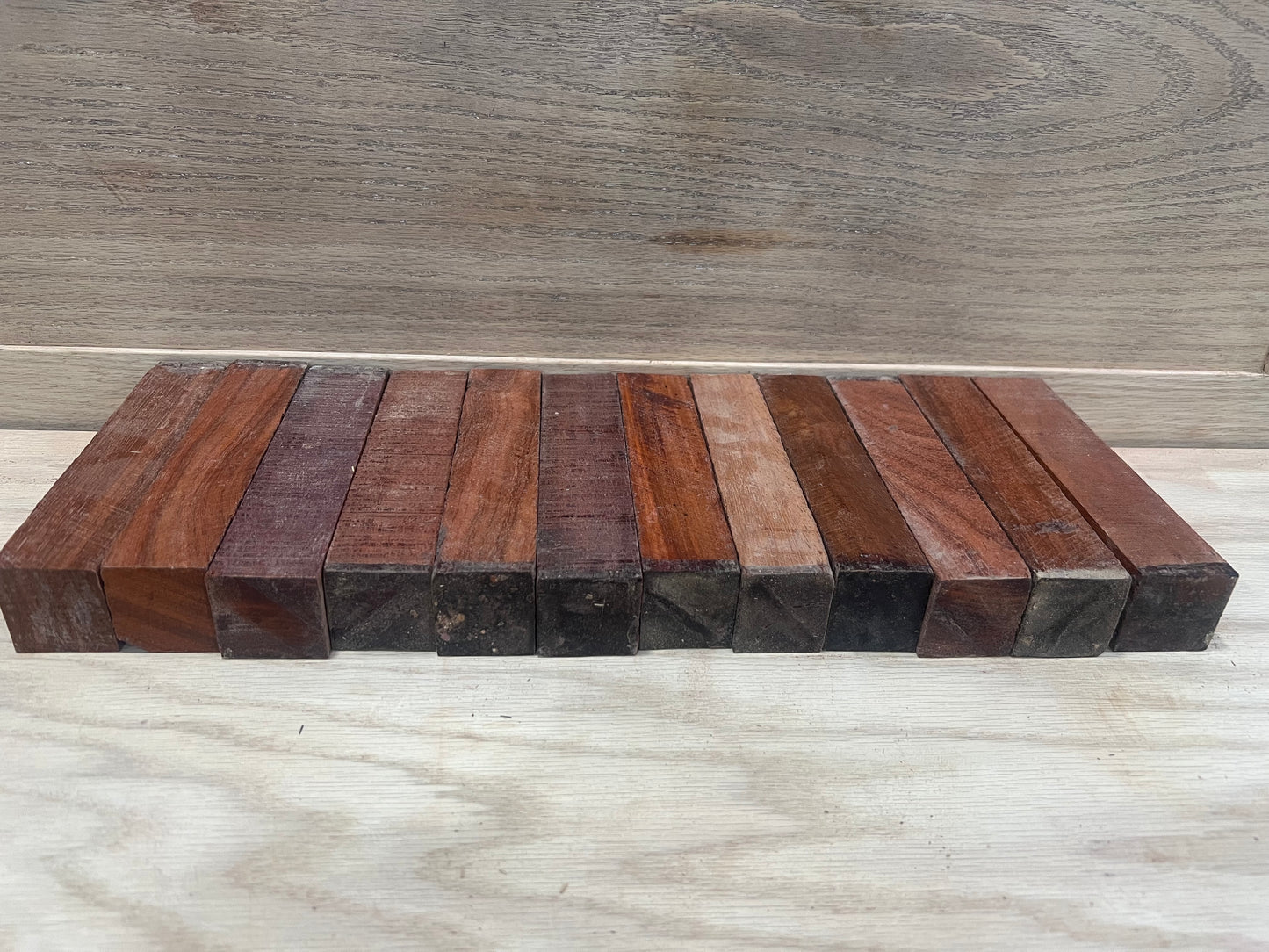 1.5x1.5x7.25” paduak blanks