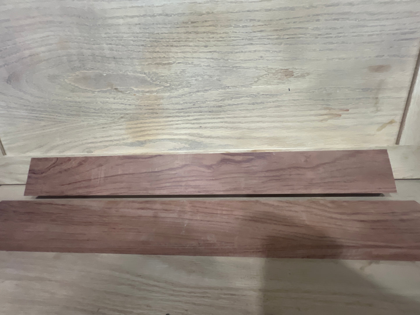2 pieces, Bubinga