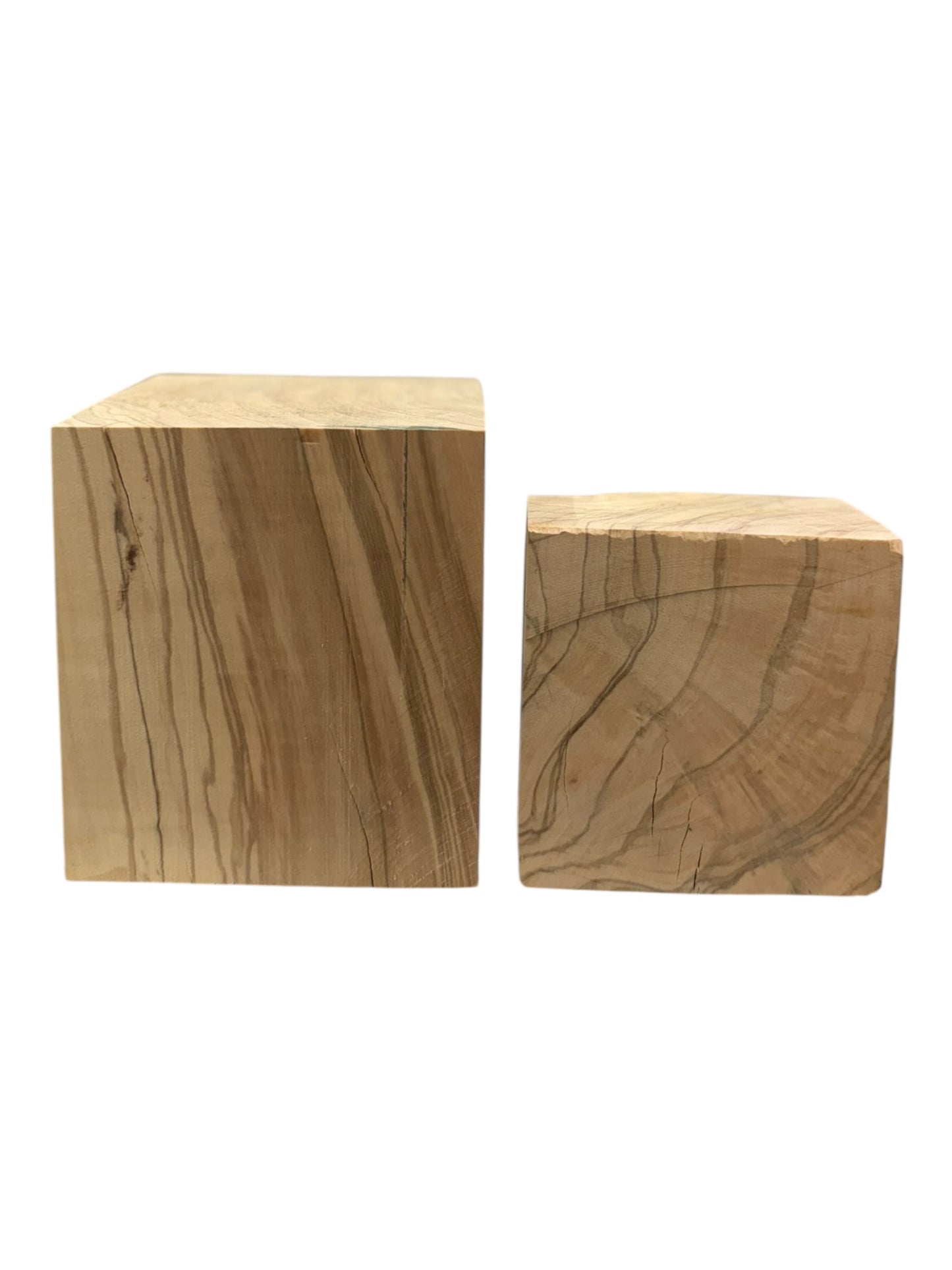 Olive Wood Turning Blank 2 Piece Set. #209, #210