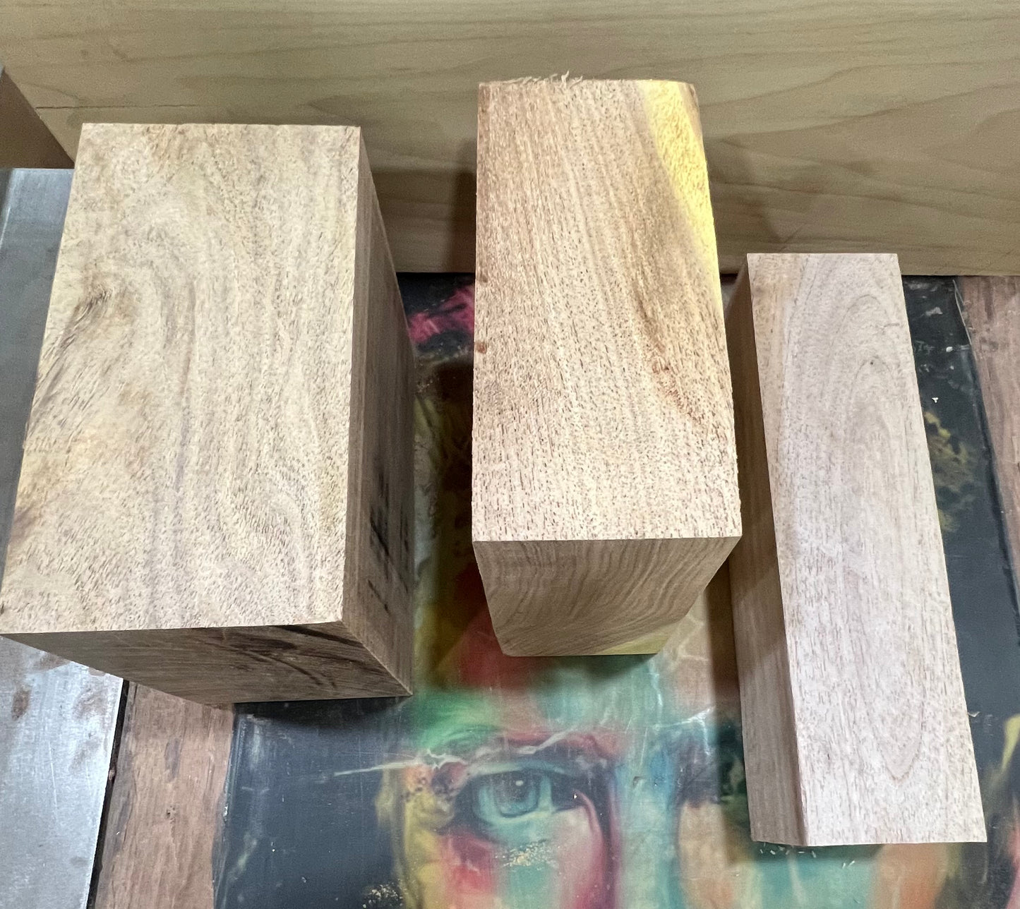 Trio of Mesquite blanks 129,130,131