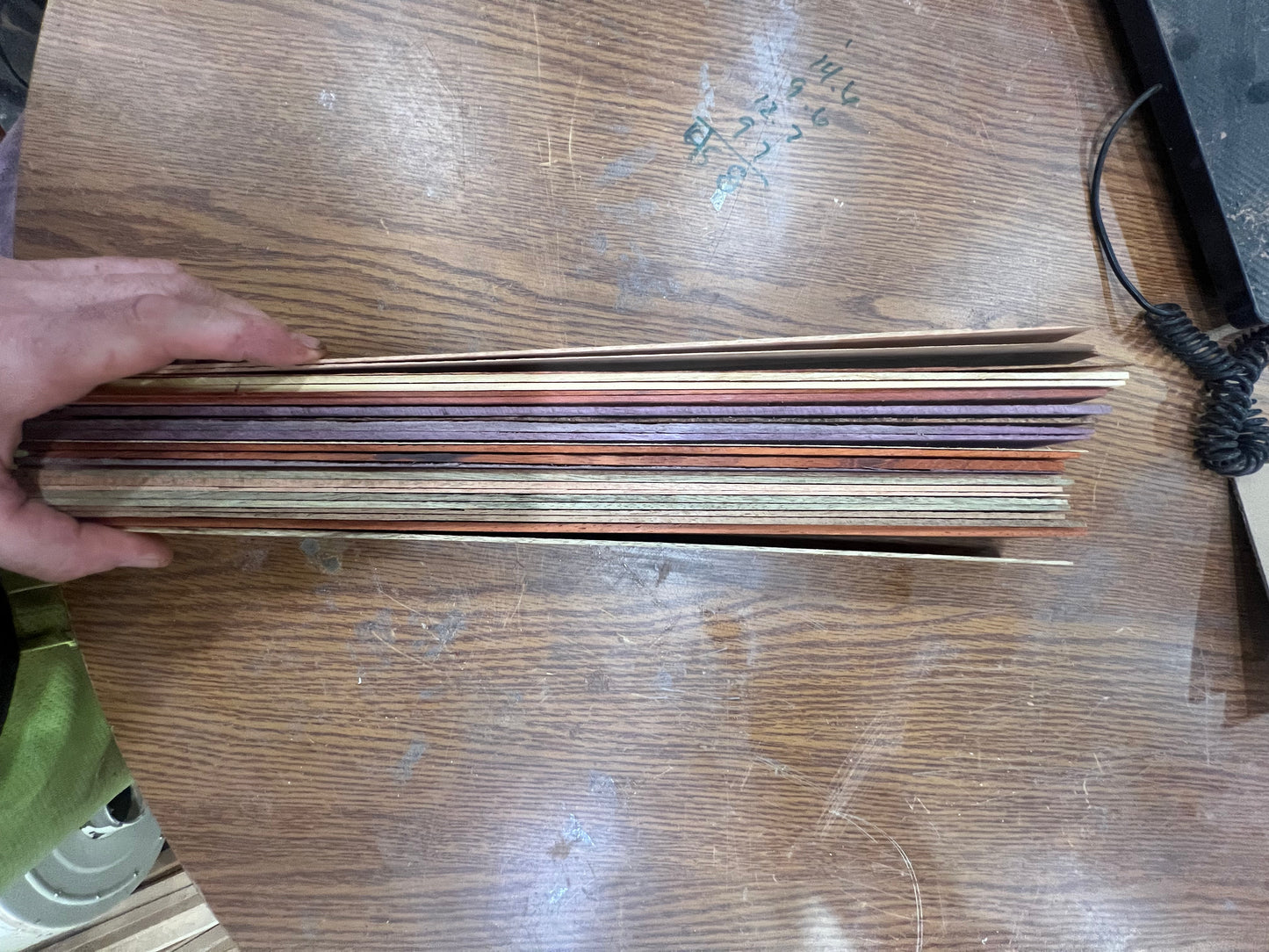 Exotic inlay strips. 25 piece sets.
