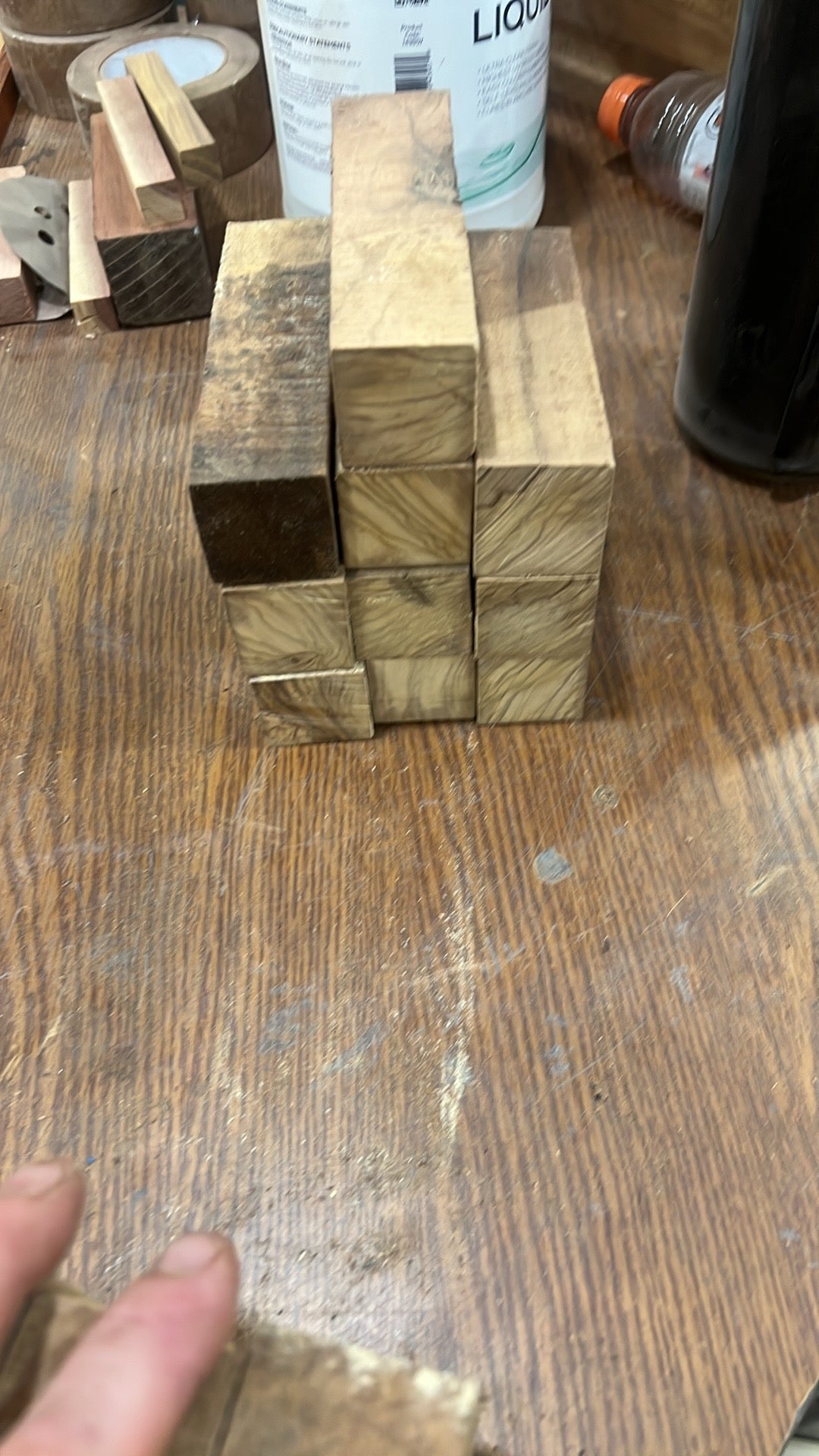 1.5x1.5x6” exotic blank 10 pack