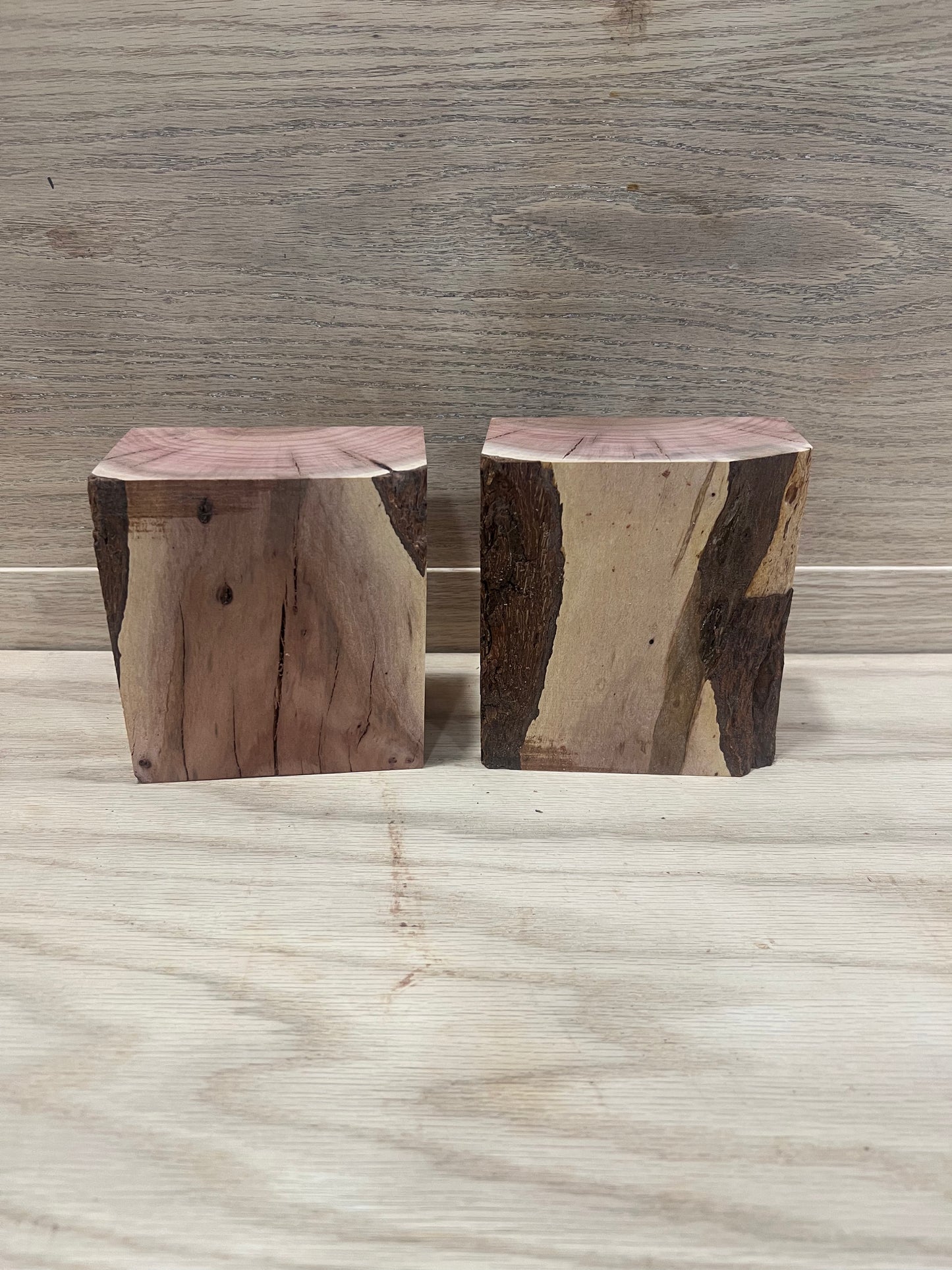 Set of 2 carob bowl blanks #776,777