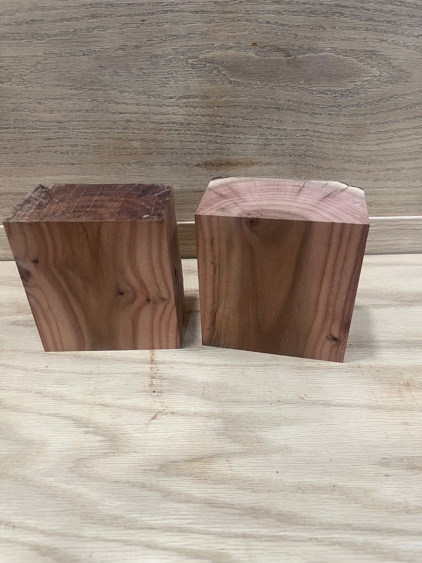 Set of 2 carob bowl blanks #776,777