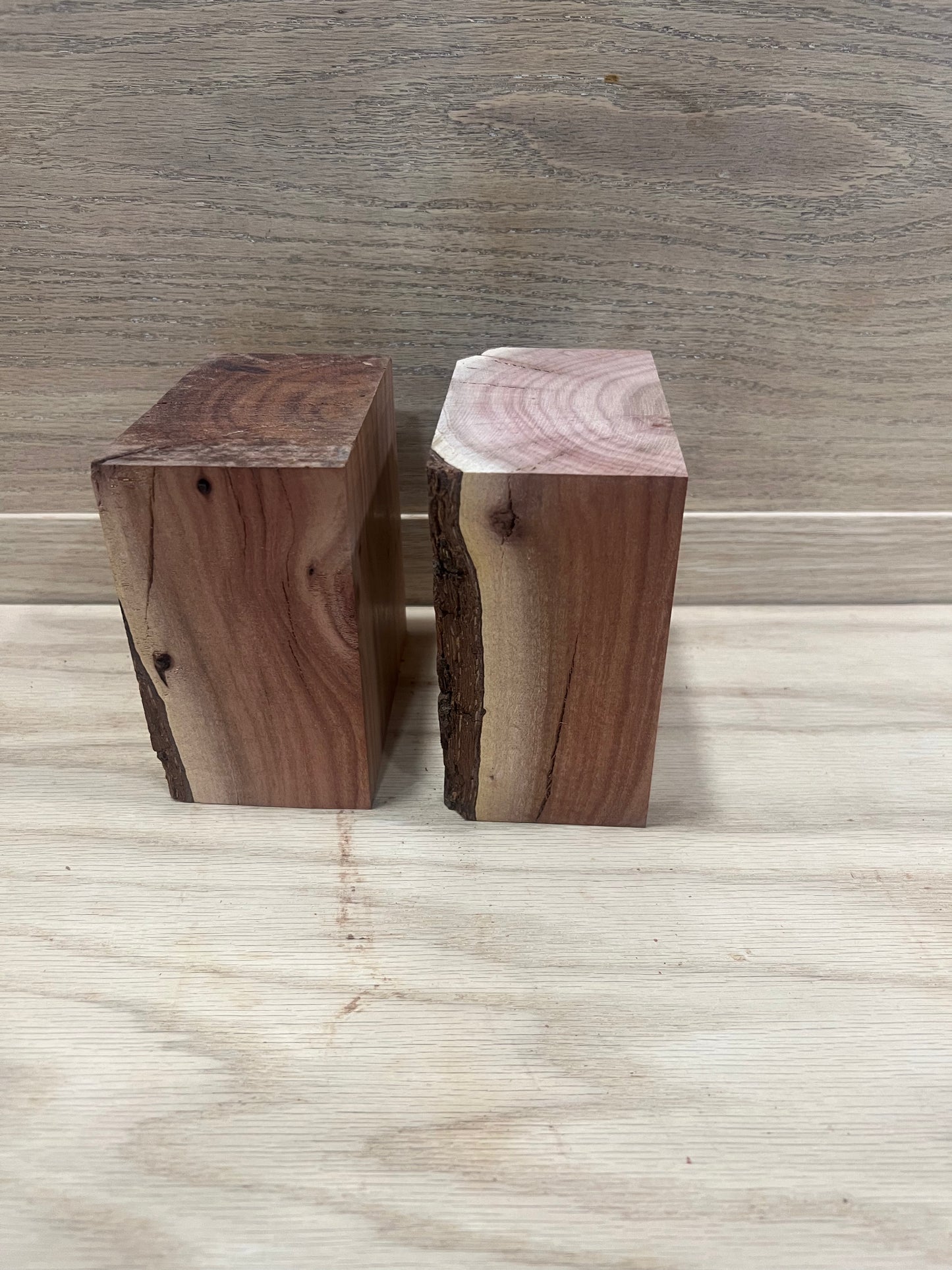 Set of 2 carob bowl blanks #776,777