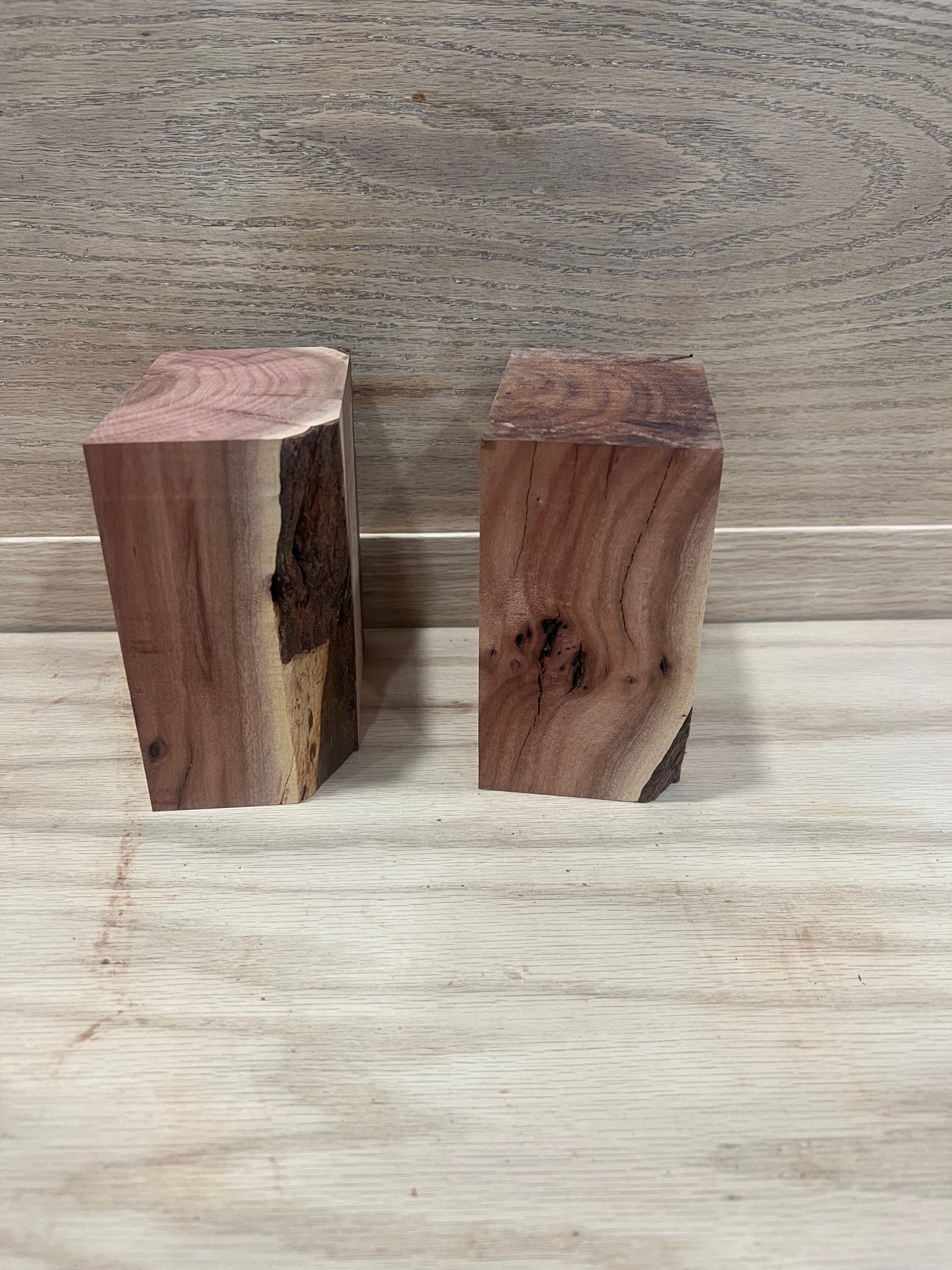Set of 2 carob bowl blanks #776,777