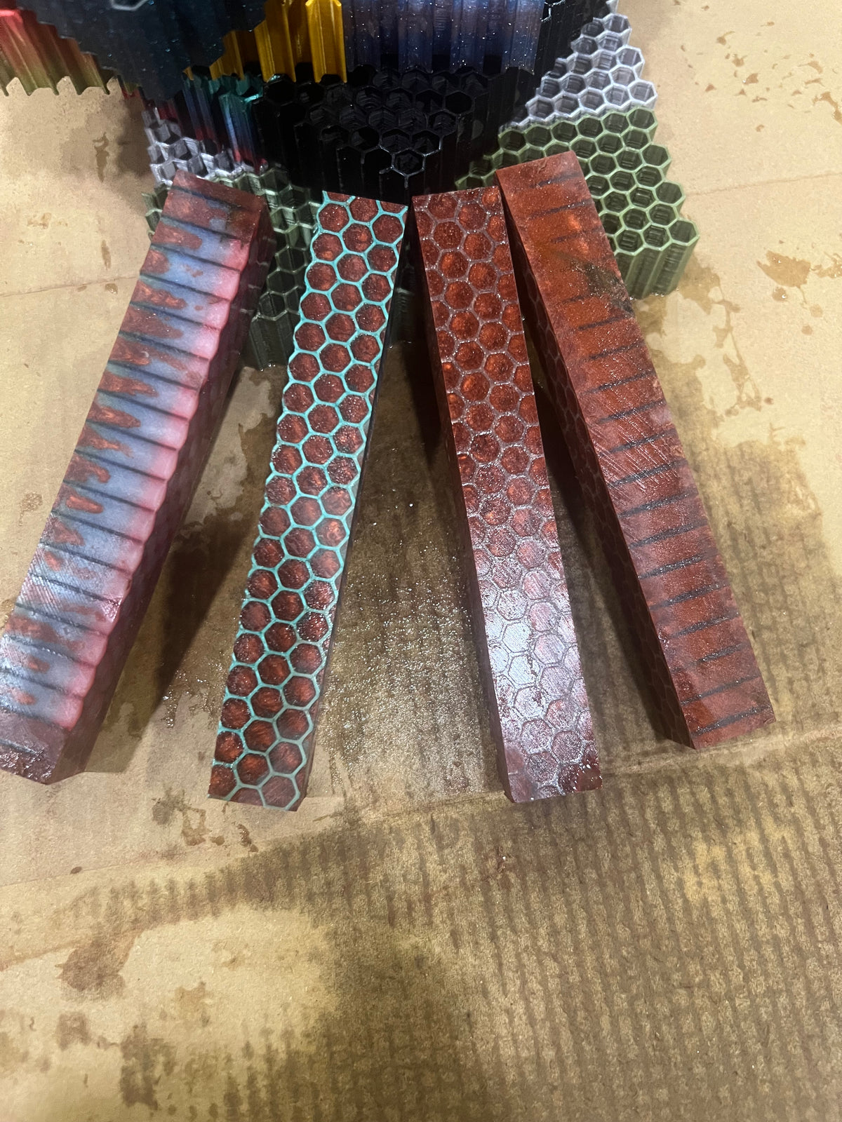 Epoxy honeycomb blanks