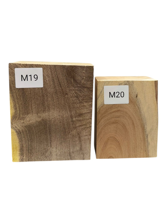 Mesquite Bowl Blank 2 piece set M19, M20