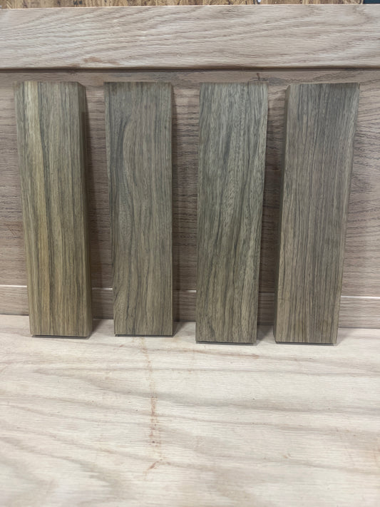 4 pieces black Limba