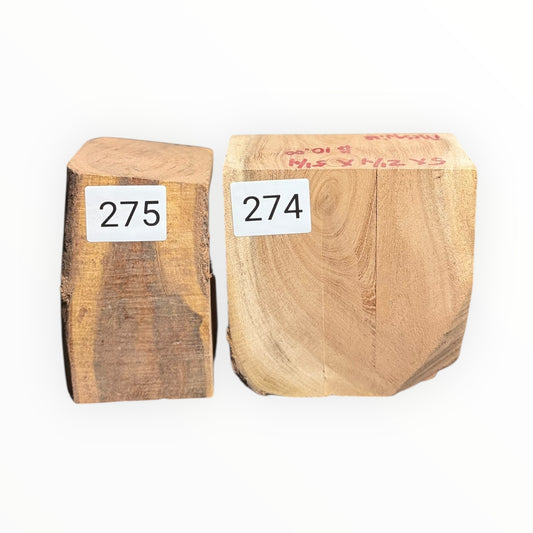 Mesquite Turning Blank 2 piece set #274, #275