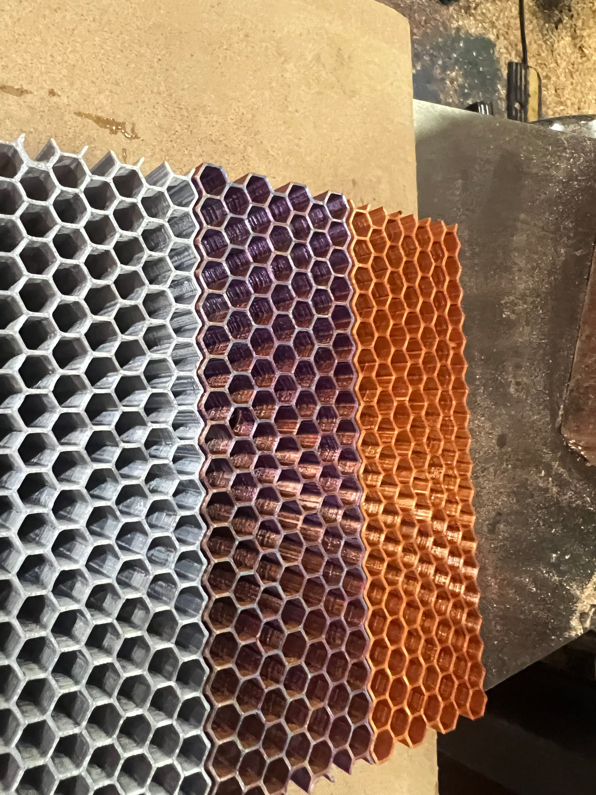 Epoxy honeycomb blanks