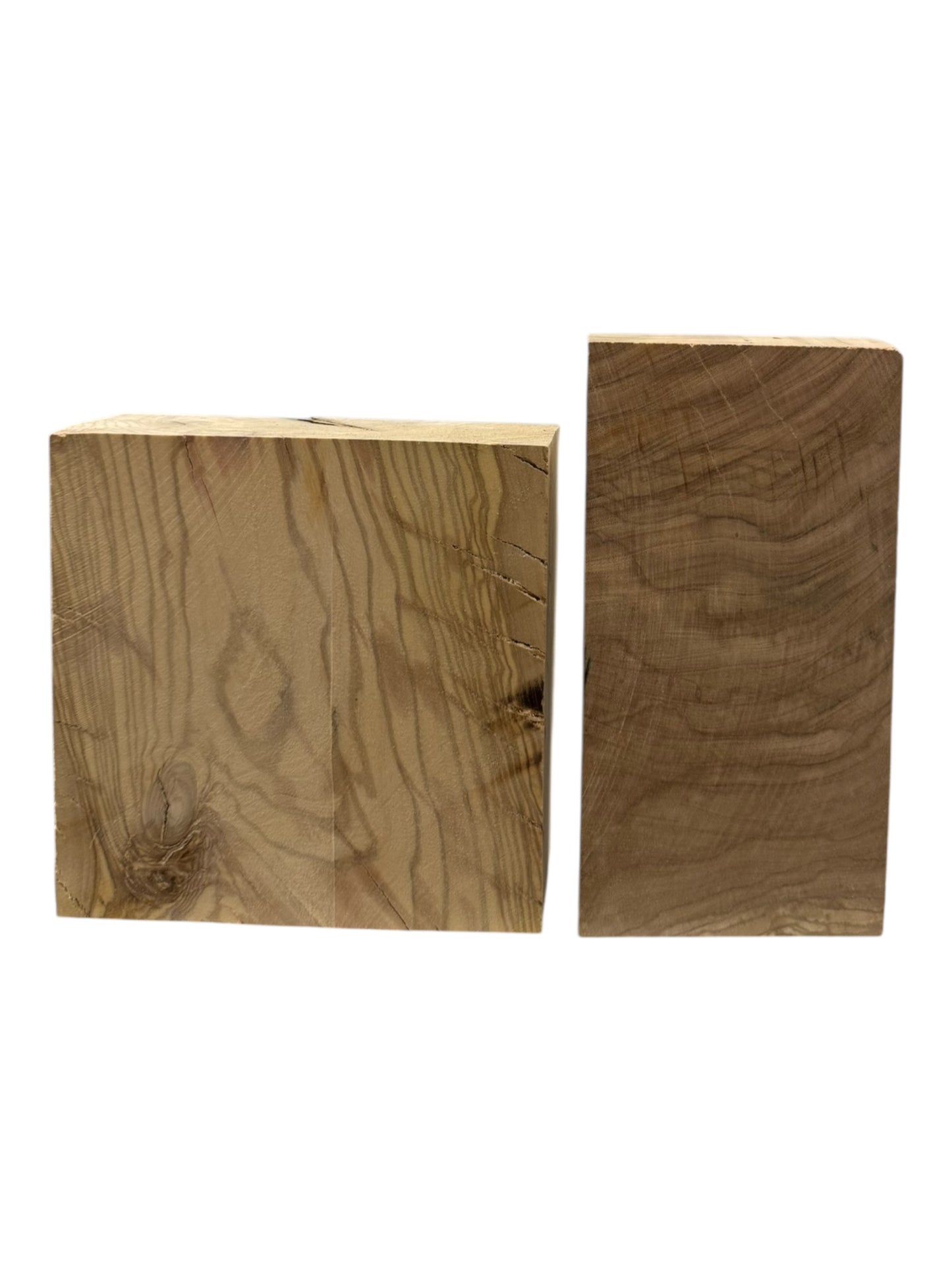 Olive Wood Turning Blank 2 Piece Set. #230, #231