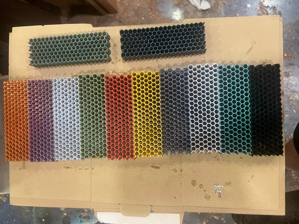 Epoxy honeycomb blanks