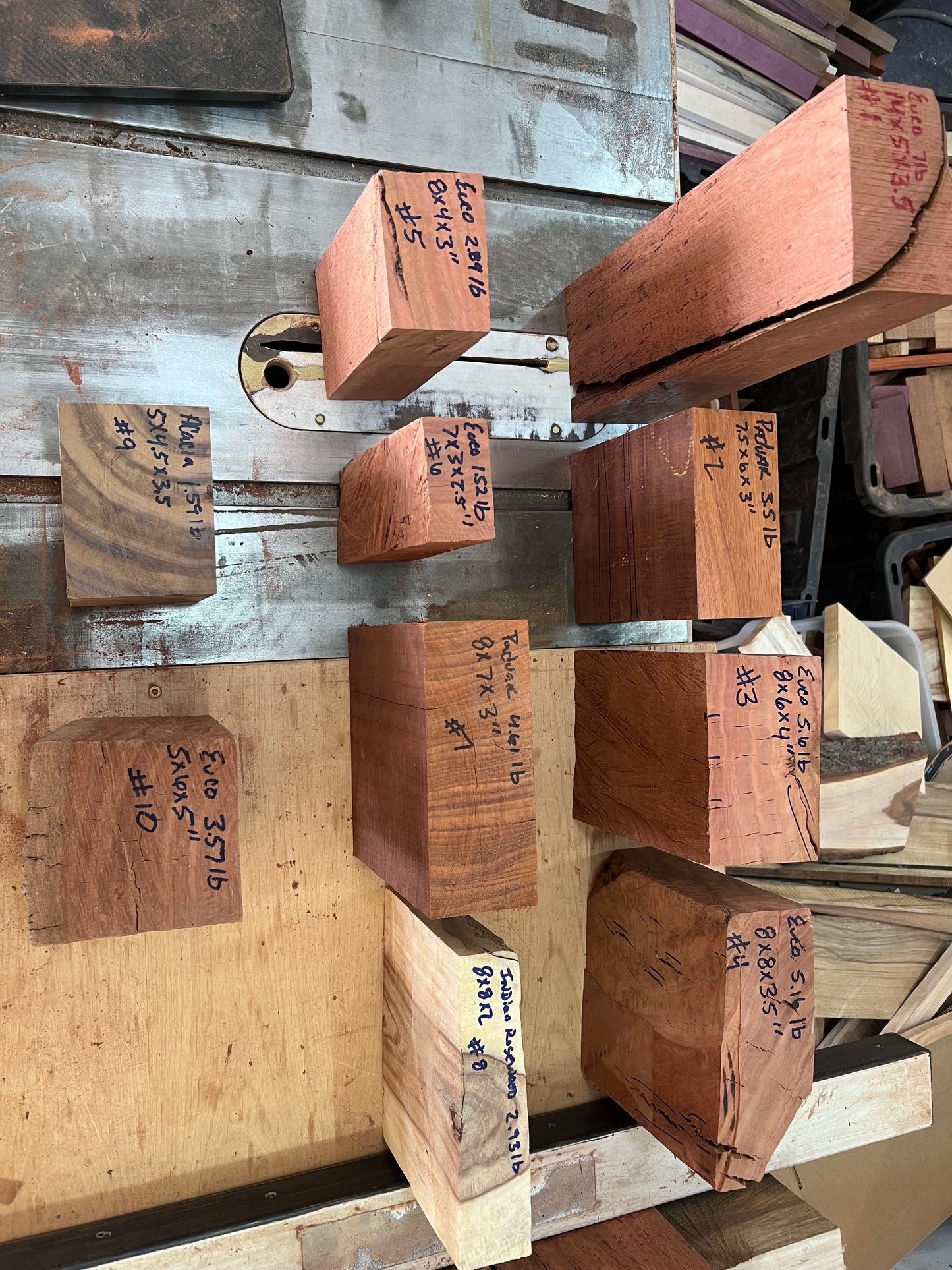 Blank clearance lot of 10 blanks.