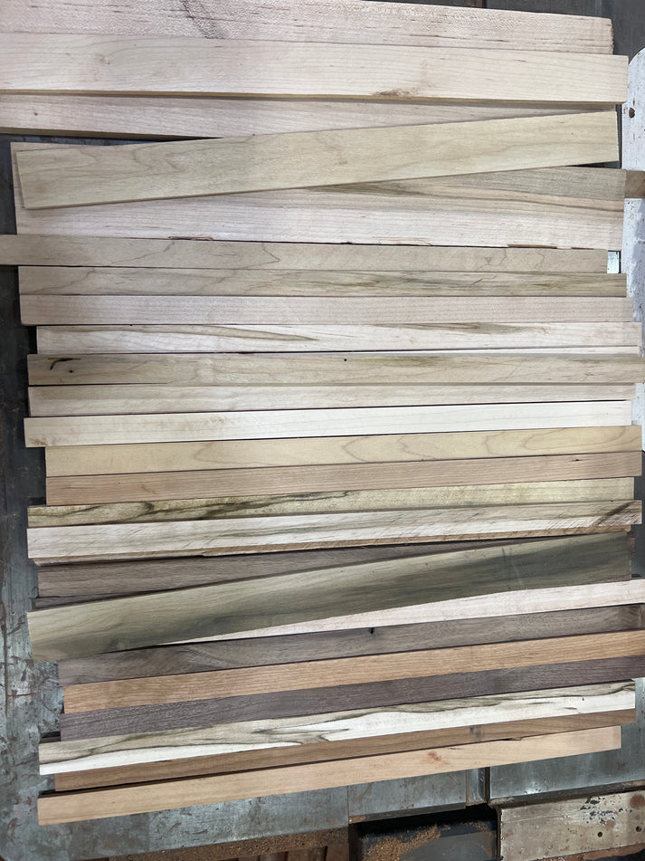40 piece exotic thin rip boards. – Bean & Tatum Woodworks