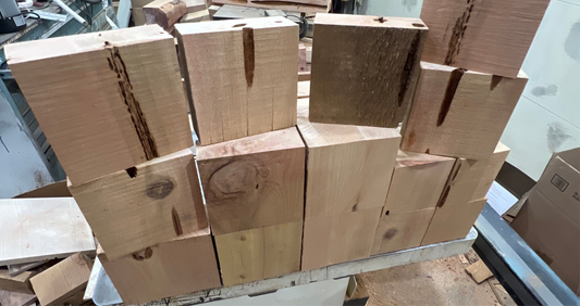 Pecky Cedar Bowl Blanks