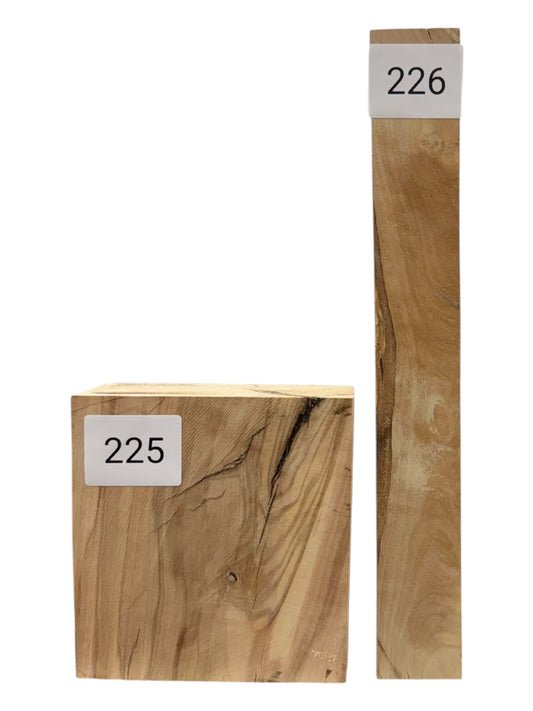 Olive Wood Turning Blank 2 Piece Set. #225, #226