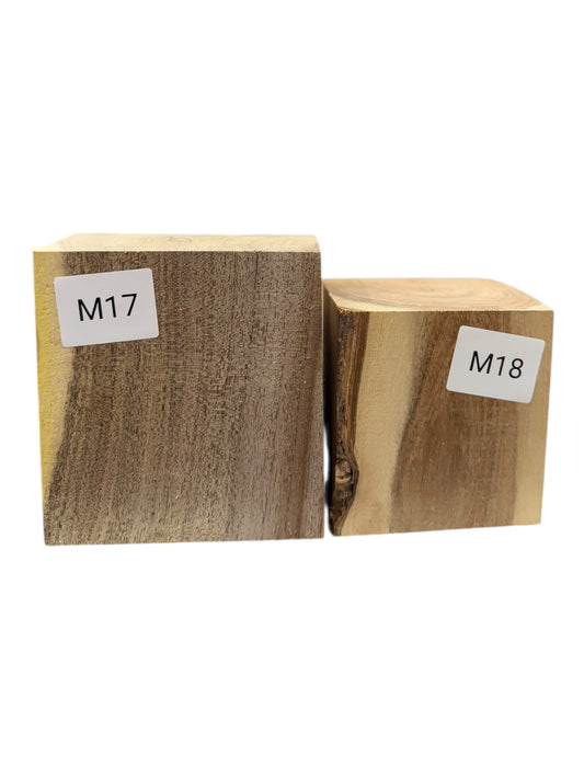 Mesquite Bowl Blank 2 piece set M17, M18