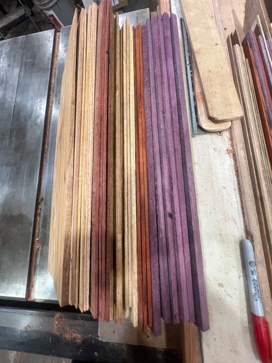 Large inlay or box making boards. 25 board set