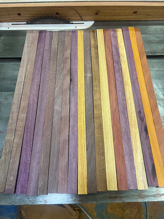 Exotic Thin inlay strips 25 pack