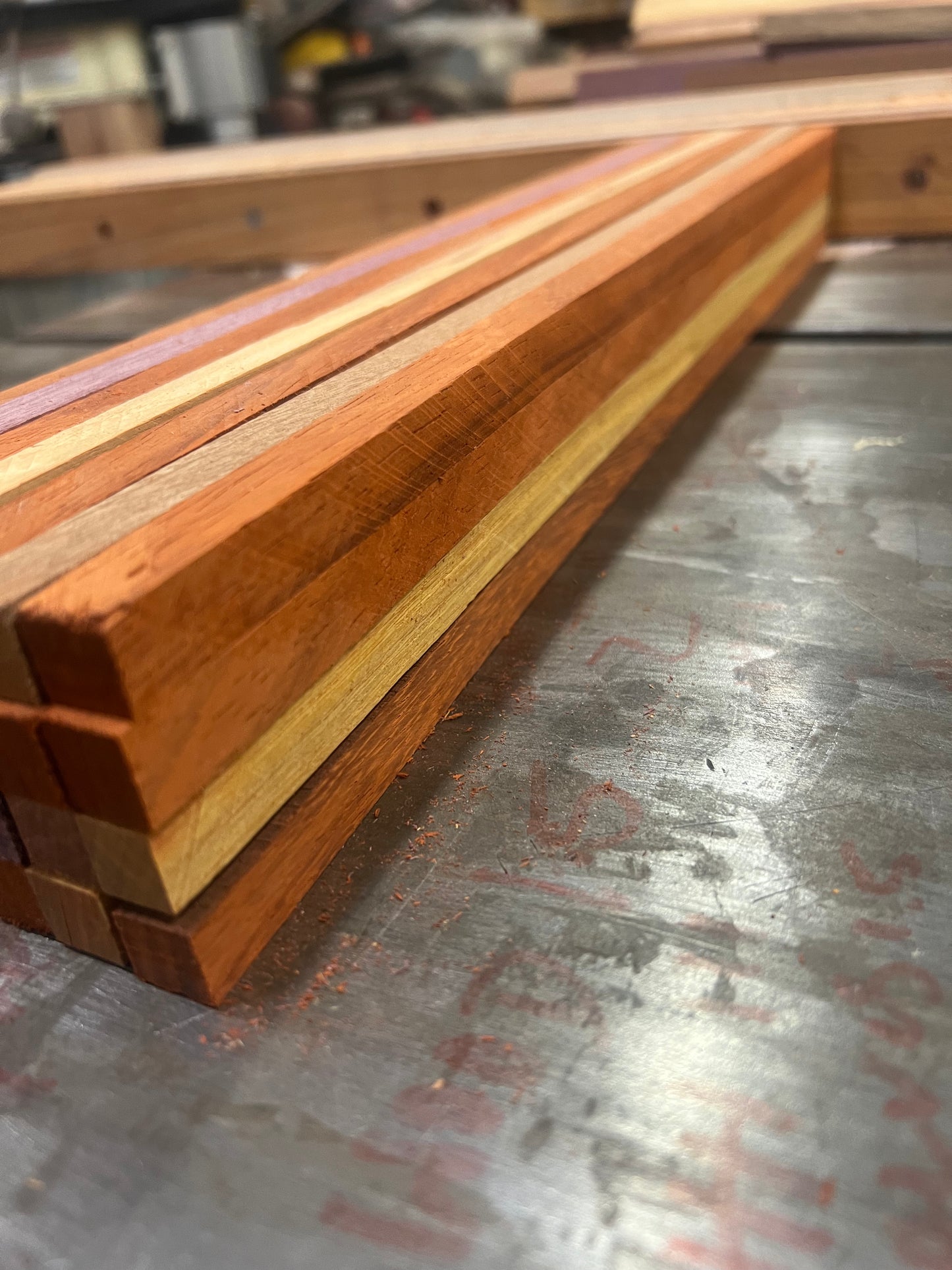 1/2” squared exotic square dowels 25 pack.
