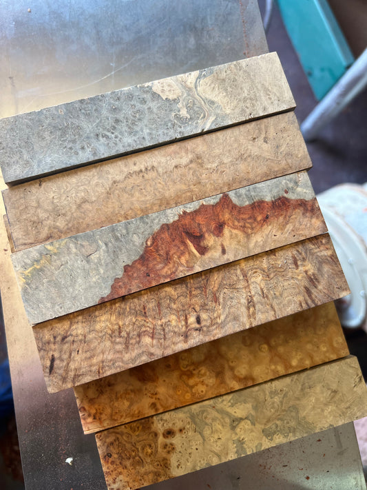 Amboyna Burl blanks