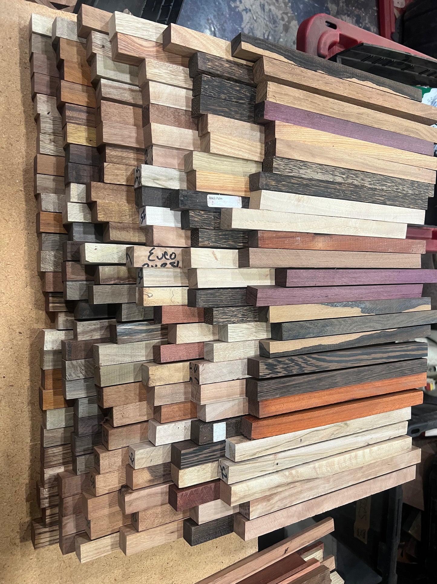 Random exotic 3/4x3/4x12” blanks