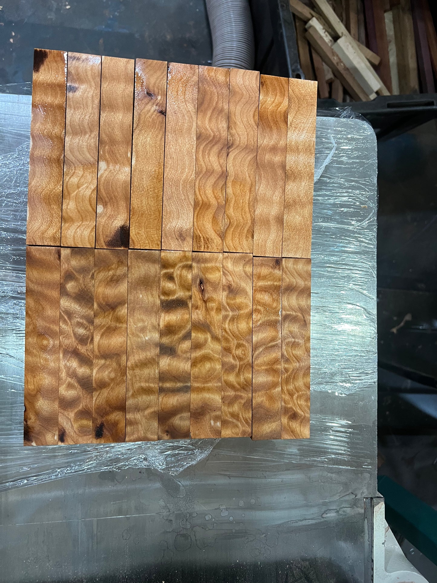 Figured and quilted Maple blanks