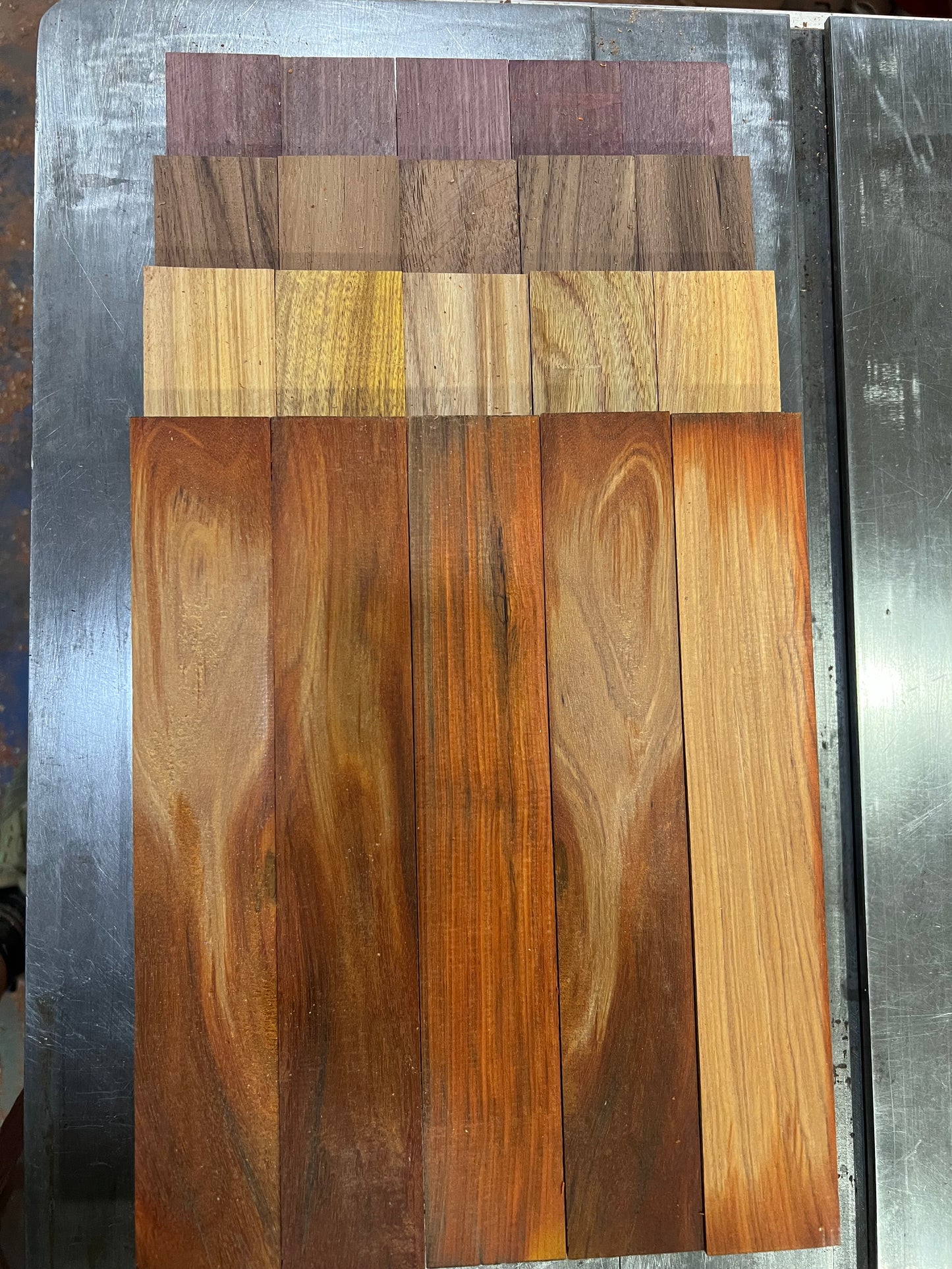 20 Board exotic cutting board kit 12”x2” Boards