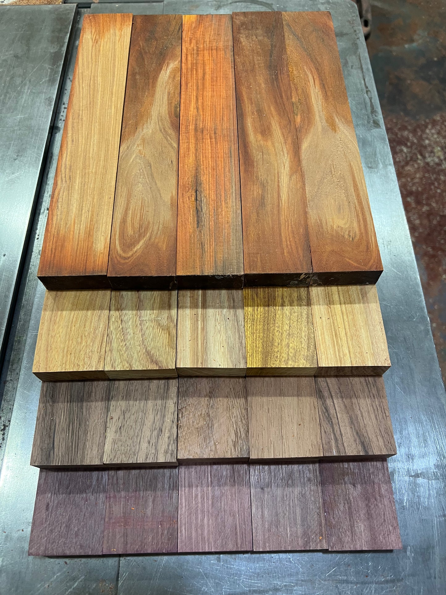 20 Board exotic cutting board kit 12”x2” Boards