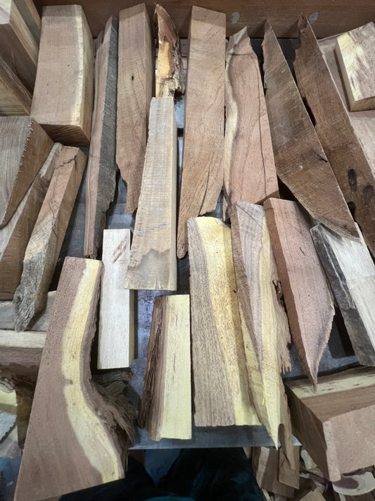 Mesquite live edge cut off box. Know what’s in the box. Box 6