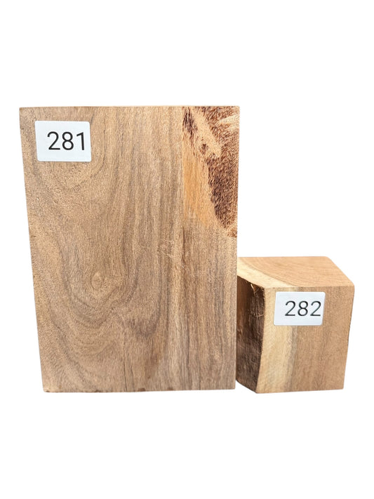 Mesquite Turning Blank 2 piece set #281, #282